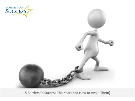 5 Barriers to Success This Year (and How to Avoid Them) - Possess Your Success