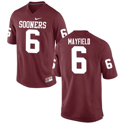 Baker Mayfield Jersey : Official Oklahoma Sooners College Football ...