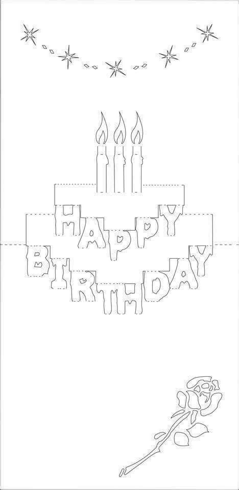 Happy Birthday Pop Up Card Template Free Download : Birthday Pop Card Template Wish Happy ...