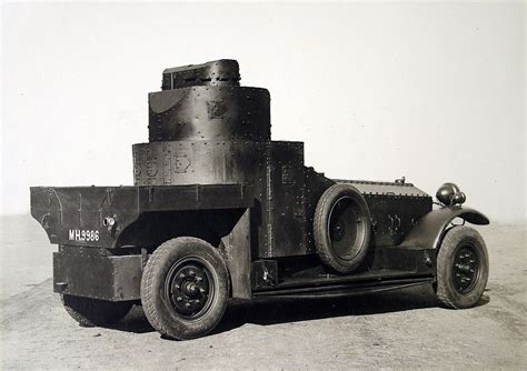 Interwar Tank Development: Rolls Royce Armoured Car (1920 pattern)