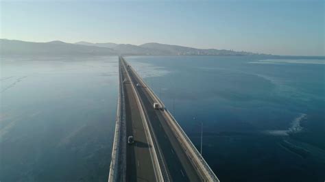 Aerial Drone View Of Low-water Bridge Across Stock Footage SBV-347371070 - Storyblocks