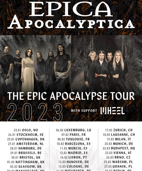 Epica & Apocalyptica - The Epic Apocalypse Tour 2023 - 30 January 2023 - O2 Academy Bristol ...