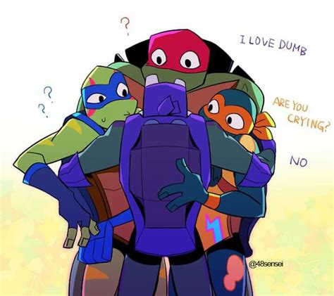Donnie's sorry he tried to change his brothers. | Teenage mutant ninja turtles funny, Teenage ...