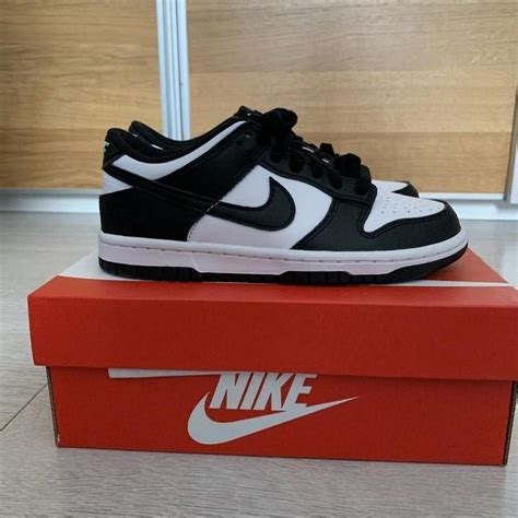 NIKE PANDA LOW TRAINERS BRAND NEW UNWORN ️ SIZE 3... - Depop