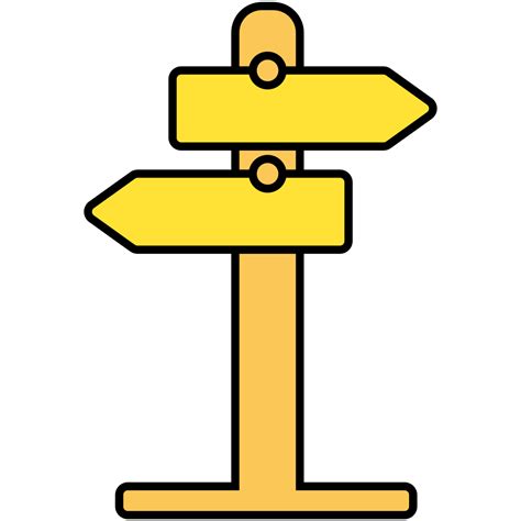 Direction sign, indication sign, road sign icon - Free download