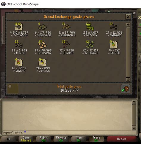 Loot from ~900k hunter xp with birdhouses : r/2007scape