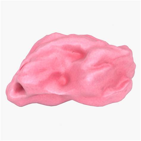 Yellow Chewed Bubble Gum with Teeth Marks 3D Model $19 - .3ds .blend ...