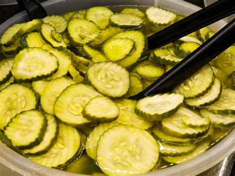 Easy Freezer Sweet Pickles Recipe | CDKitchen.com