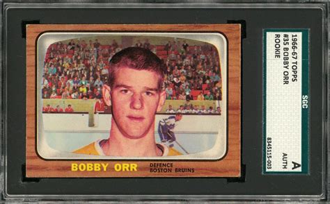 Lot Detail - 1966/67 Topps #35 Bobby Orr Rookie Card – SGC Authentic