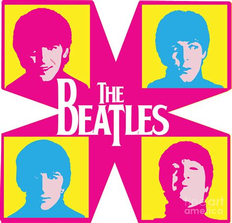 Beatles Vinil Cover Colors Project No.01 Digital Art by Geek N Rock