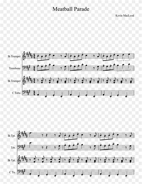 Meatball Parade Sheet Music Composed By Kevin Macleod - If We Ever ...