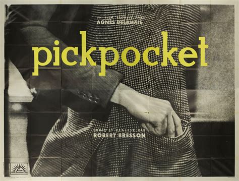 Pickpocket 1959 French Four Panel Poster - Posteritati Movie Poster Gallery