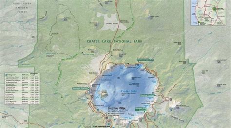 Official Park Map - Crater Lake Institute - Enhancing the Visitors ...