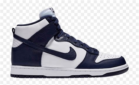 Nike Dunk High Blue White, HD Png Download - vhv