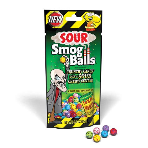 Geek Preview!: Sour Smog Balls Review: The Best Sour Candy on the Market!