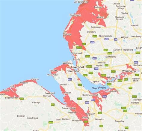 The areas of Wales set to be underwater in 30 years due to climate ...