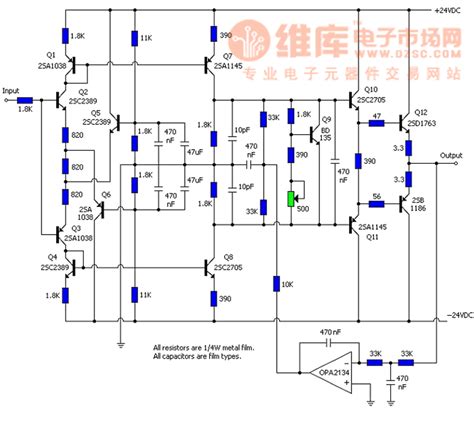 The headphone amplifier circuit (triode + op-amp opa2134) - Amplifier_Circuit - Circuit Diagram ...