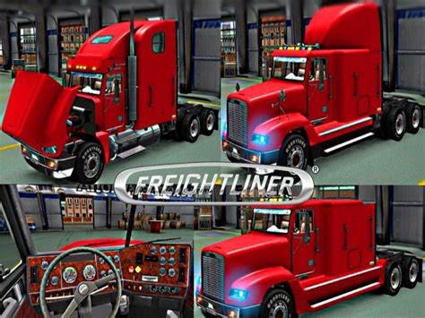 ETS 2: Freightliner FLD 120 interior v 1.0 Freightliner Mod für ...