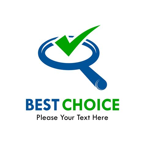 Best choice design logo template illustration 5412300 Vector Art at ...