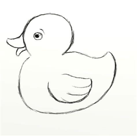 How To Draw A Duck Easy