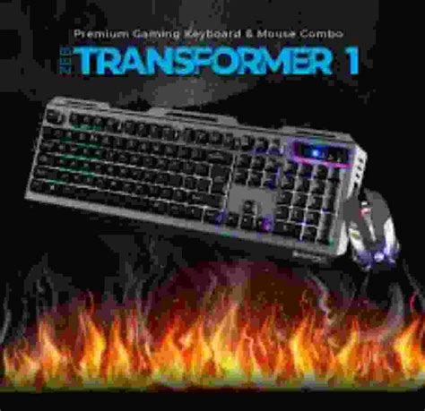 ZEBRONICS Zeb-Transformer Gaming Keyboard and Mouse Combo at Rs 1180/piece | Zebronics Keyboard ...