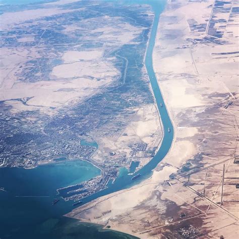 Fly by over the Suez Canal...engineering at its best Us Expansion, Suez ...