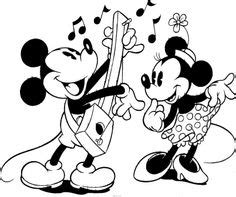 Disney Characters Cartoon Black And White