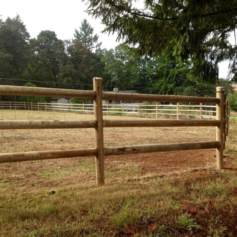 3-Rail Round Post Fencing Ranch Fencing, Privacy Fence Designs, Future ...