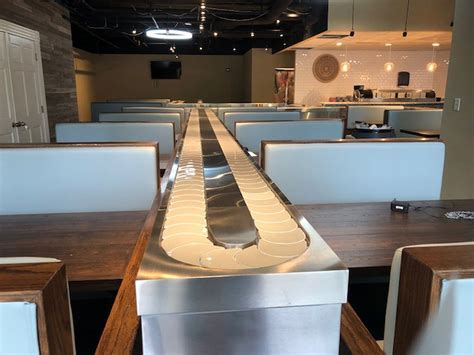 First Conveyer Belt Sushi Restaurant in the Twin Cities Opens Today | Restaurant design ...