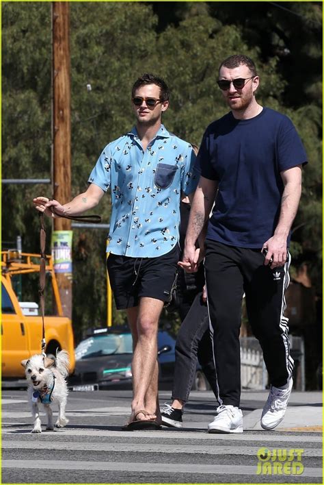 Sam Smith & Brandon Flynn Hold Hands While Walking Their Dog in LA! | Photo 1145108 - Photo ...