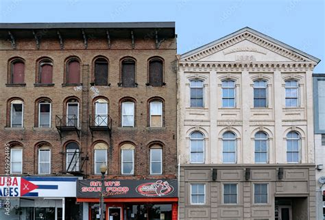 Old commercial buildings preserved from the 1800s give the downtown ...