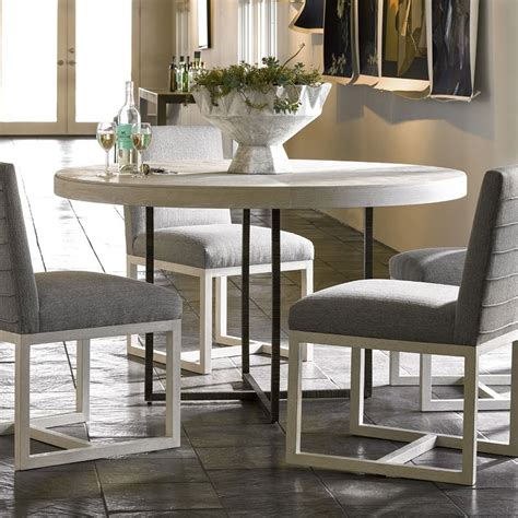 Modern Robards Round Dining Table (Quartz) Universal Furniture ...