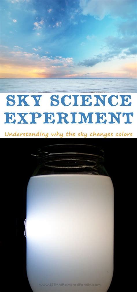 Sky Science - Why does the sky change colors? | Amazing science experiments, Science experiments ...