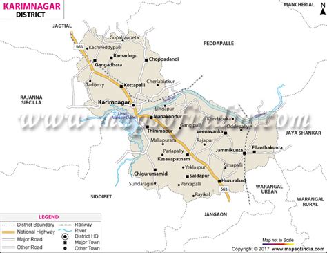 District Map of Karimnagar