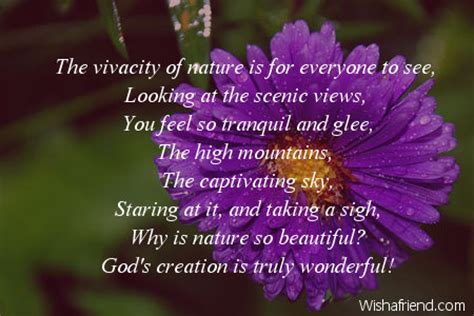 Captivating nature , Nature Poem