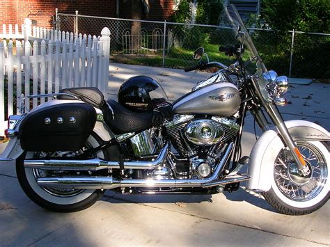 2008 Harley-Davidson® FLSTN Softail® Deluxe (White And Silver), Beverly Hills, Michigan (643274 ...