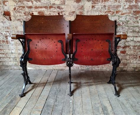 Antique Theater Seats - Vintage Industrial by Get Back, Inc