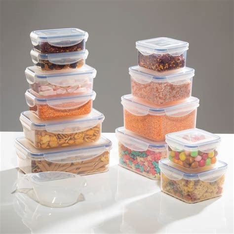 12 Piece Food Storage Containers Set With Boxes Lids