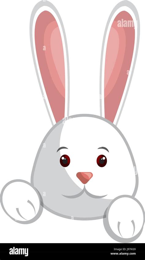 Cute easter bunny cartoon Stock Vector Image & Art - Alamy