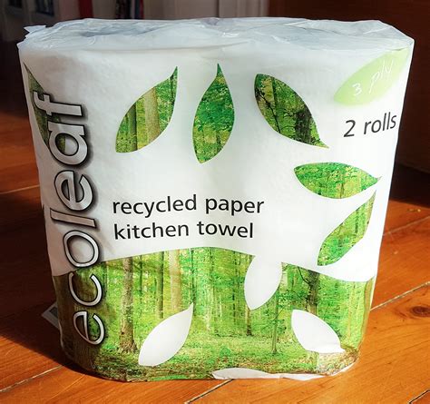 EcoLeaf By Suma Recycled Paper Kitchen Towels 2 Pack – Dancing Leaf