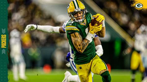 Vote for Packers WR Christian Watson for NFL Rookie of the Week 10