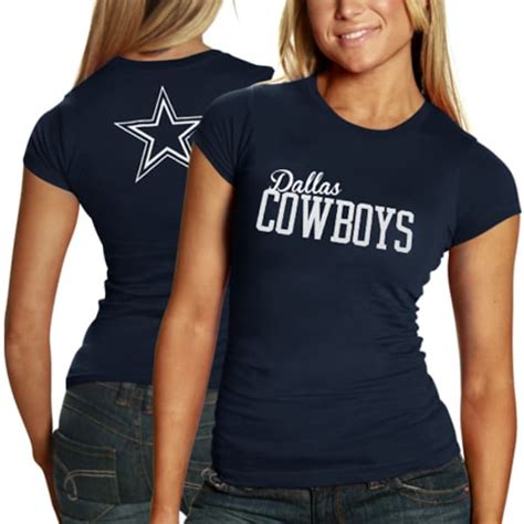 Dallas Cowboys Womens Marquee T-Shirt - Navy Blue - Fanatics.com