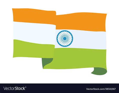 India flag design Royalty Free Vector Image - VectorStock