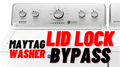 Kenmore Washer Lid Lock Bypass -- Bypass your Kenmore Washer Lid Lock Switch in no time! - YouTube