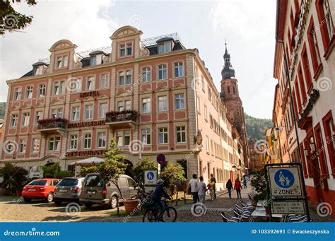 Old Town in Heidelberg, Germany Editorial Photo - Image of gothic ...