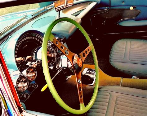 1958 chevrolet corvette interior. : r/vintagecars