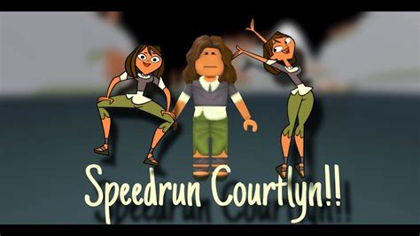 SPEEDRUNNING AS COURTLYN (TOTAL ROBLOX DRAMA) DID I WINN??!!! 🤨 - YouTube