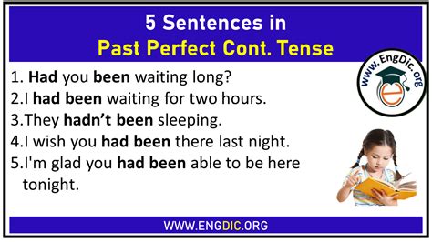 5 Sentences in Past Perfect Continuous Tense - EngDic