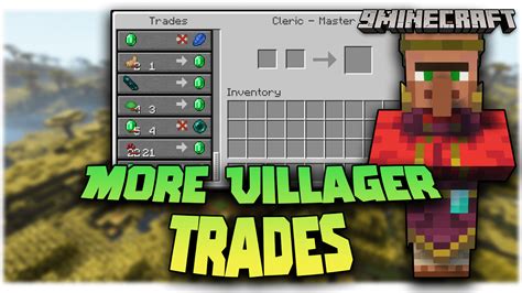 More Villager Trades Mod (1.19.4, 1.18.2) - Diversity In Trading ...