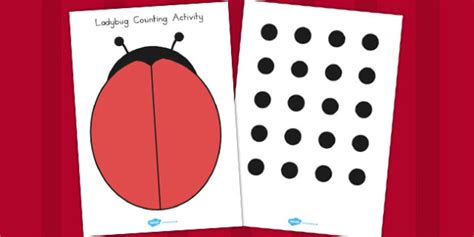 Ladybug Spot Counting Activity (Teacher-Made)